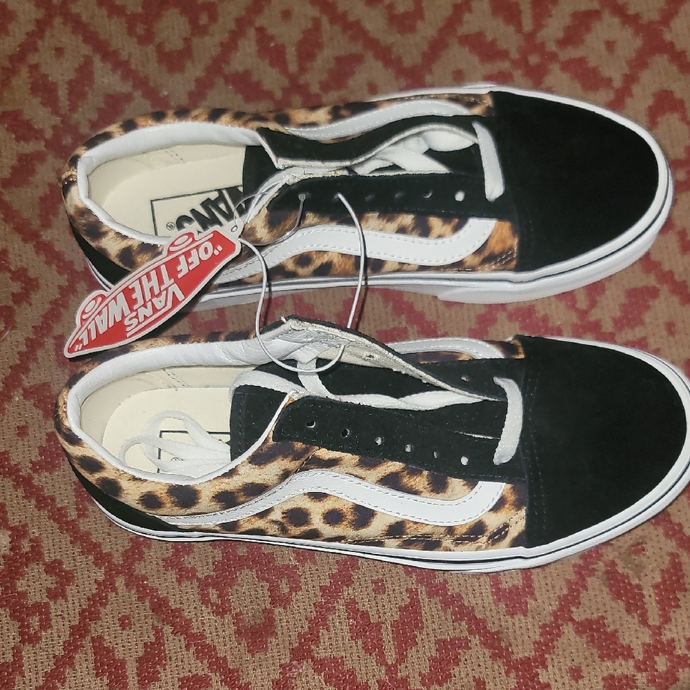 Vans Leopard Print Sneakers